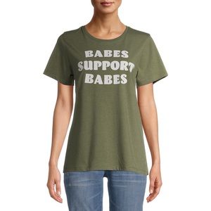 Babes Support Babes Girl Power tee L 12/14